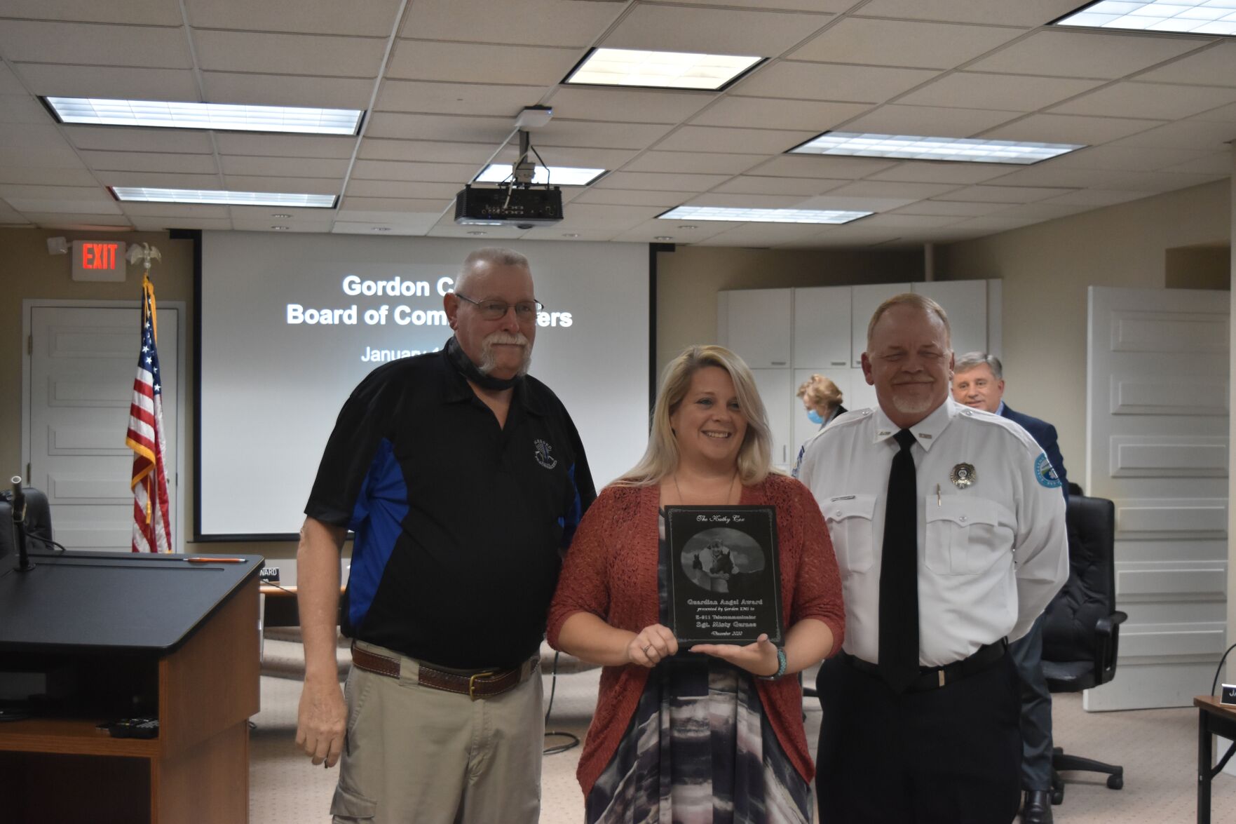 Misty Gurnee receives Guardian Angel Award